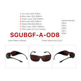 Cloudray UV, Blue, Green & Fiber Laser Safety Goggles