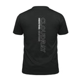 Cloudray Laser Round Neck Cotton Black T-Shirt Style B