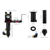 Cloudray E Series Black CO2 Laser Head
