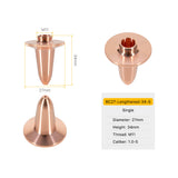 BOCI Dia.27mm longlife single layer nozzles for laser cutting