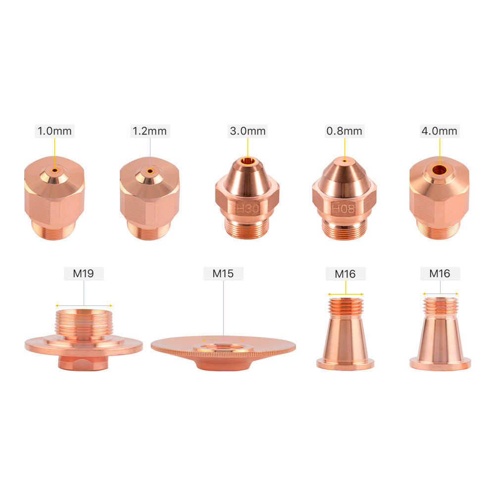 Cloudray BT NK Series Double Layer Laser Cutting Nozzles D13 H17 M10