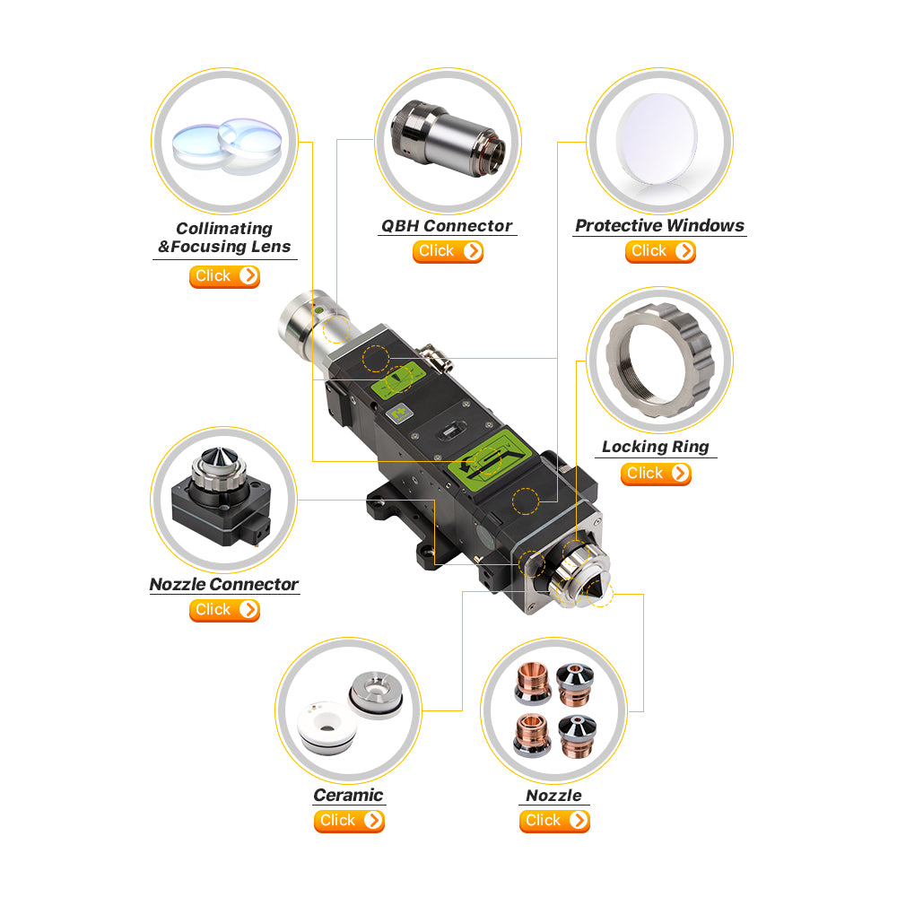 Cloudray DNE B Type Laser Cutting Nozzles