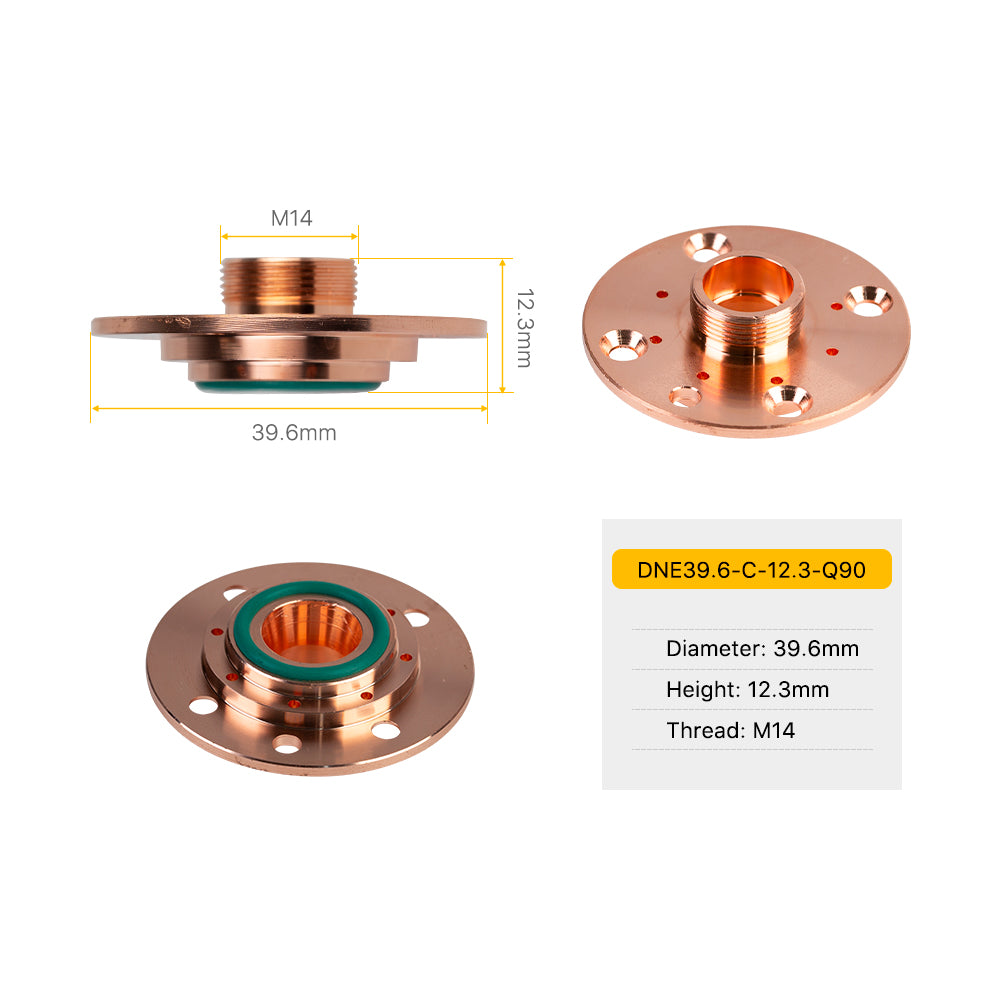 Cloudray DNE C Type Laser Cutting Nozzles End Connector