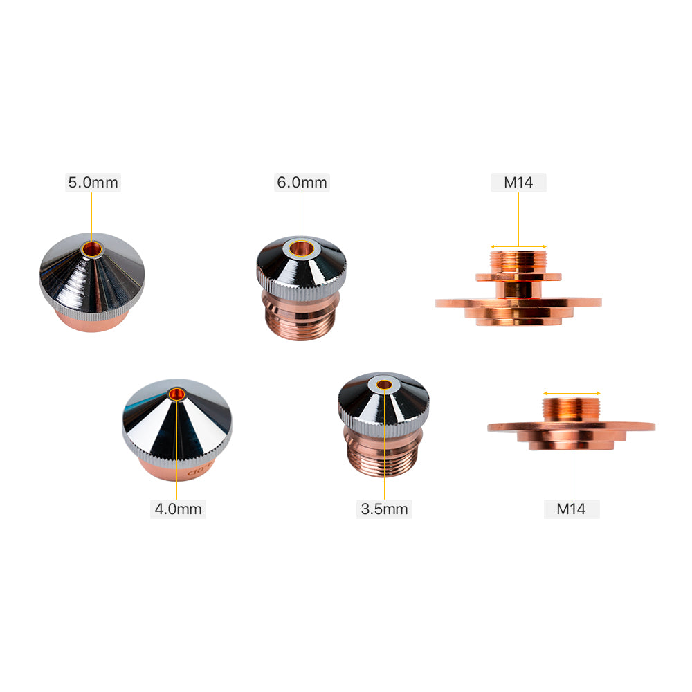 Cloudray DNE C Type Laser Cutting Nozzles End Connector