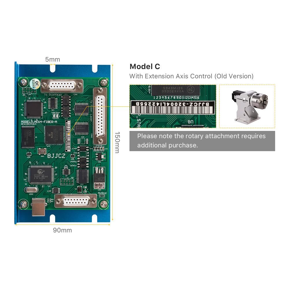 Cloudray JCZ Fiber Lite Marking Control Card