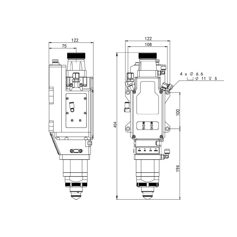 Cloudray BOCI BLT4 Series Laser Cutting Head