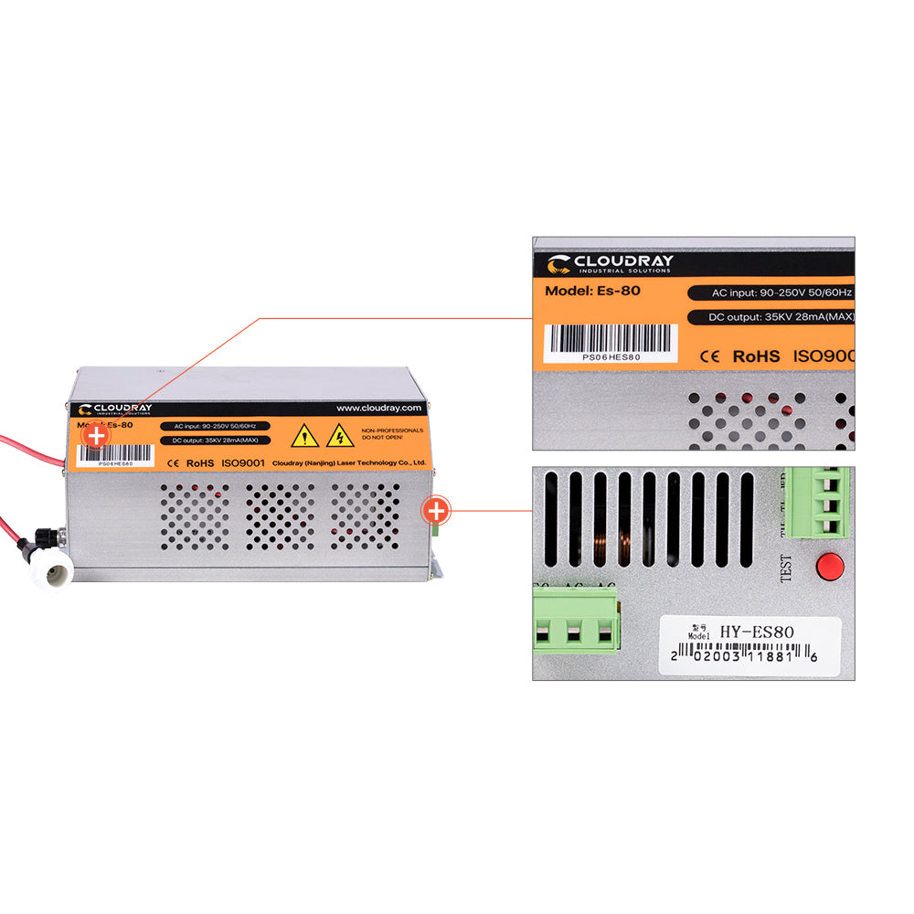 Cloudray 80-100W HY-Es Serise Power Supply