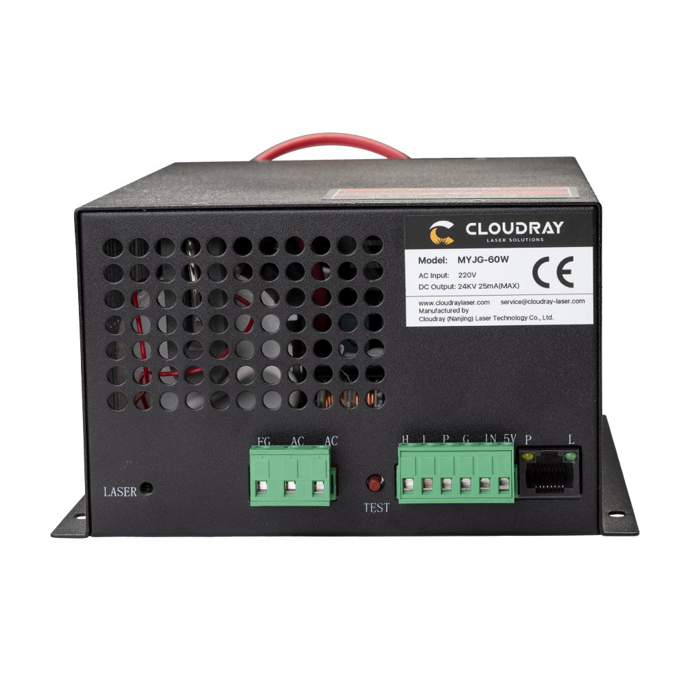 EU Stock Cloudray 60W 220V MYJG CO2 Power Supply