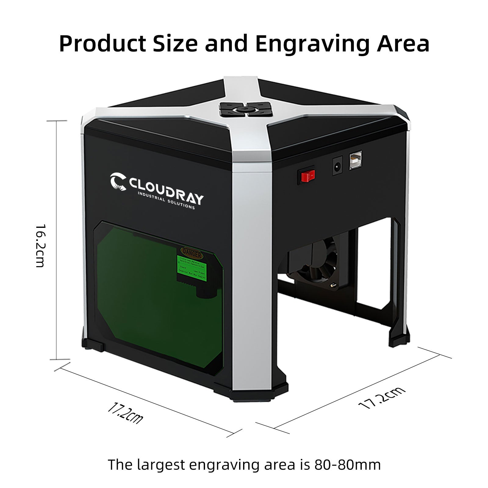 Cloudray 3W Mini Laser Engraving Machine Home Using WiFi Laser Engraver