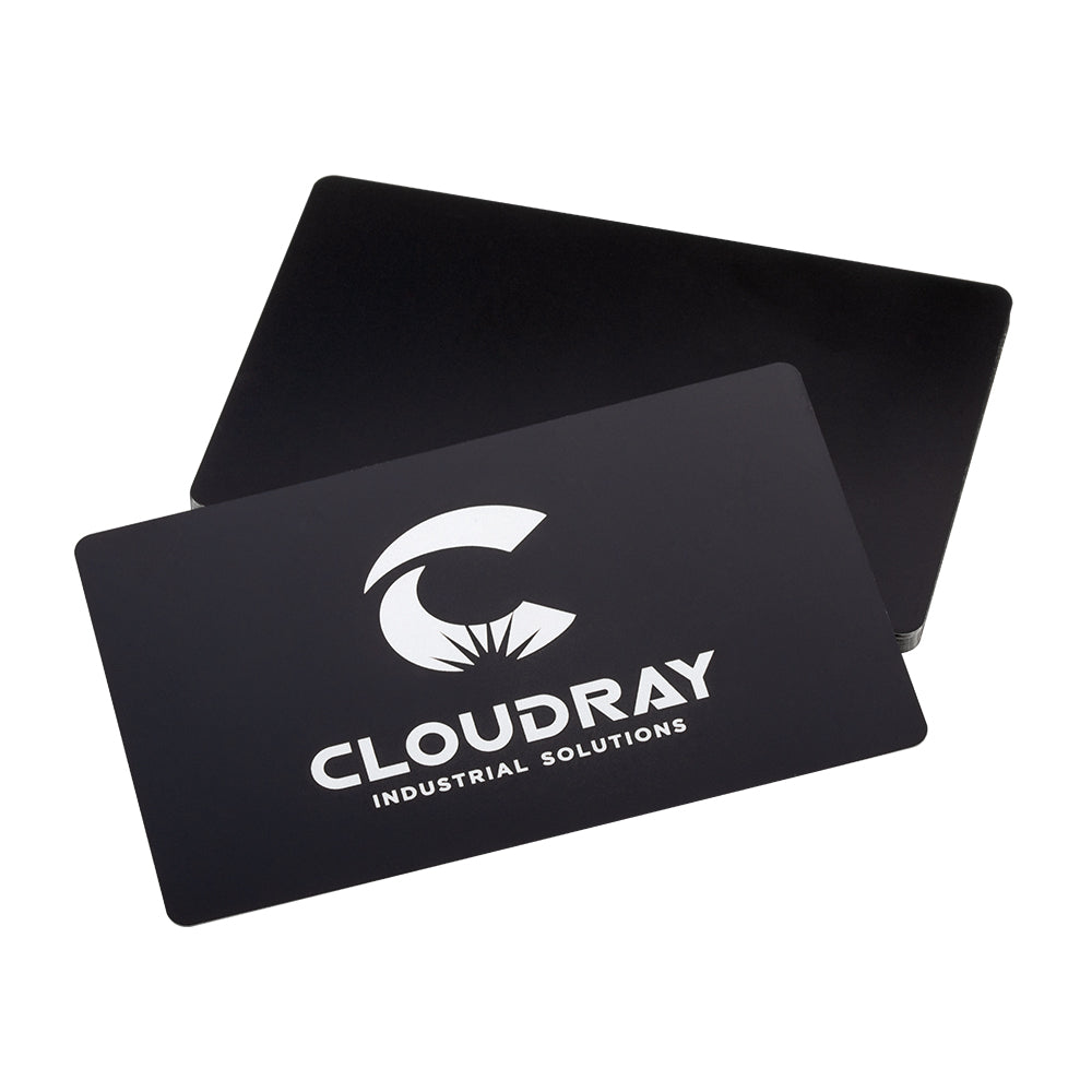 Cloudray 100Pcs Matte Black Business Name Cards For Laser Marking Machine