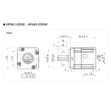 Cloudray Nema17 Planetary Gearbox HPS42 Motor Reducer Square