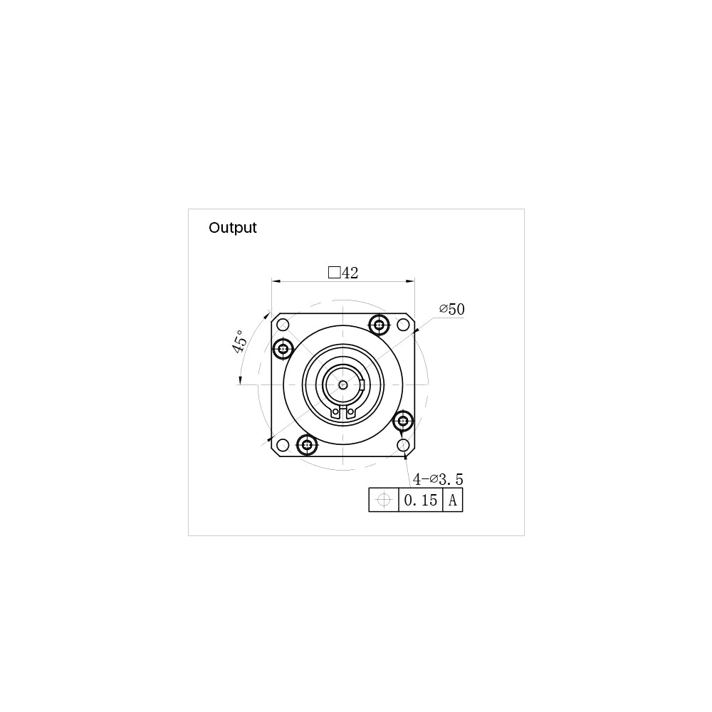 Cloudray Nema17 Planetary Gearbox HPS42 Motor Reducer for 40 Servo Motor