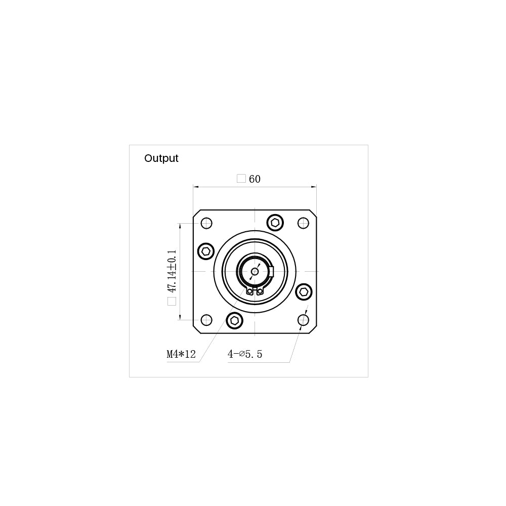 Cloudray Nema 23 planetary Gearbox Motor Reducer