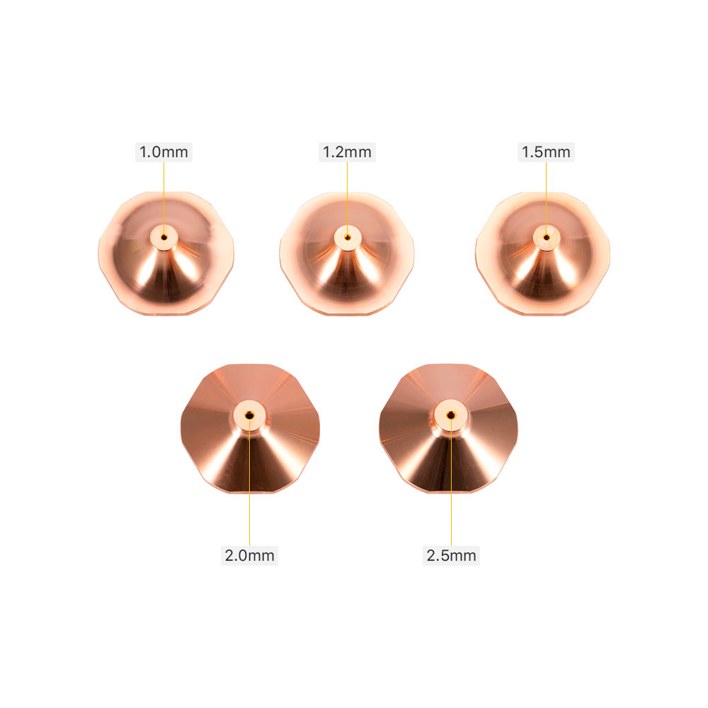 Cloudray A Type Original Raytools Laser Single Layer Nozzle Caliber 1.2-2.5 For BS12K/BS15K