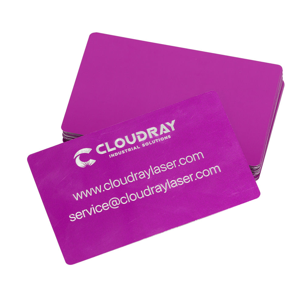 Cloudray 100Pcs Business Name Cards For Laser Marking Machine