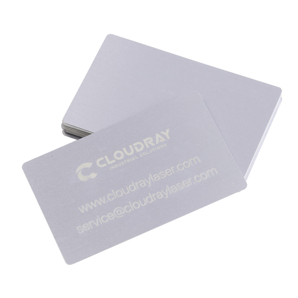 Cloudray 100Pcs Business Name Cards For Laser Marking Machine