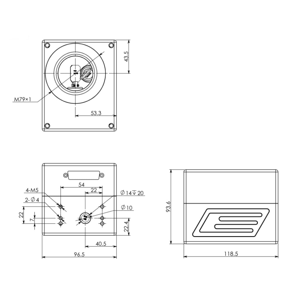 Cloudray SG7110 CO2 Galvo Scanner Head