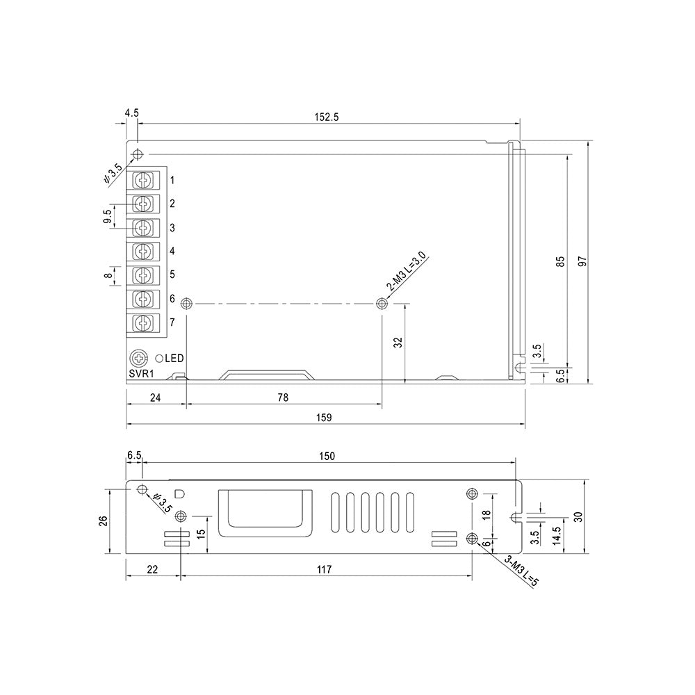 Cloudray 150W CRS-150 Switch Power Supply