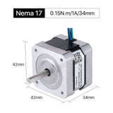 Cloudray 34mm 0.15N.m 1A 2 Phase Nema17 Open Loop Stepper Motor