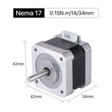 Cloudray 34mm 0.15N.m 1A 2 Phase Nema17 Open Loop Stepper Motor with connector