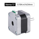 Cloudray 34mm 0.15N.m 1A 2 Phase Nema17 Open Loop Stepper Motor with connector