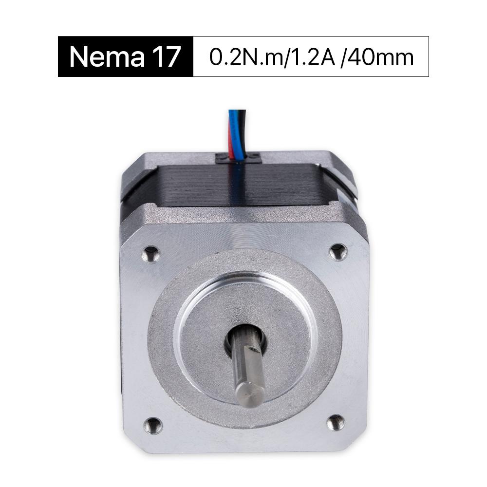 Cloudray 40mm 0.2N.m 1.2A 2 Phase Nema17 Open Loop Stepper Motor