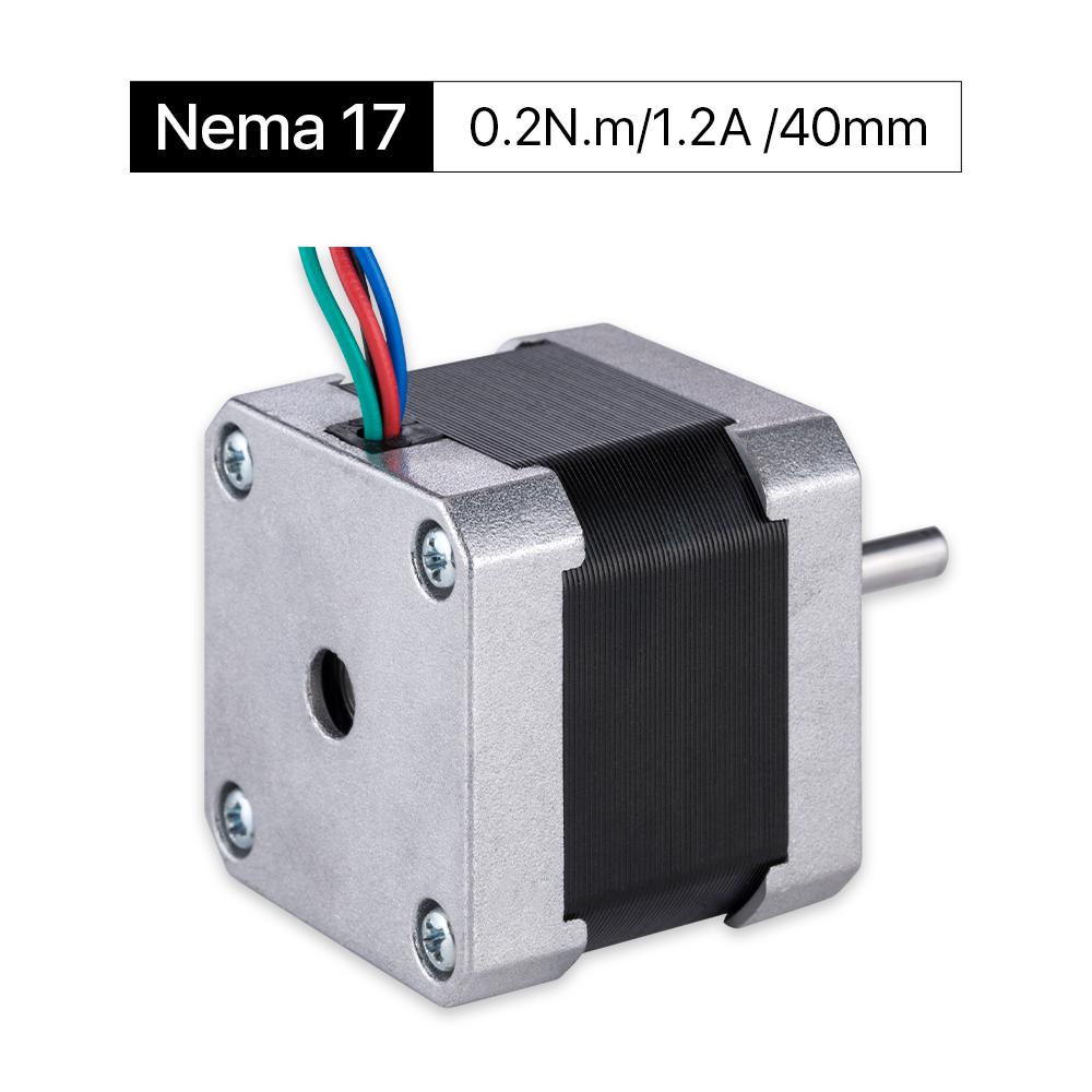 Cloudray 40mm 0.2N.m 1.2A 2 Phase Nema17 Open Loop Stepper Motor