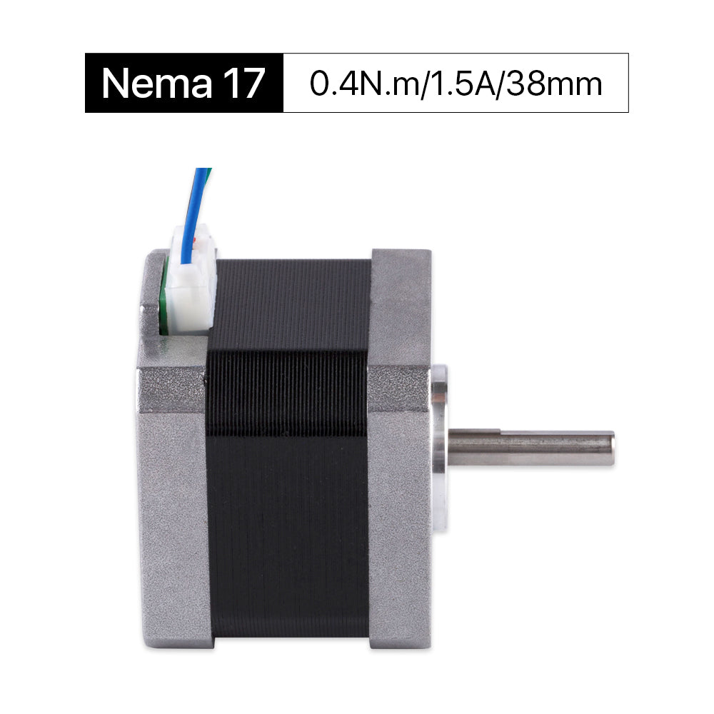 Cloudray 38mm 0.4N.m 1.5A 2 Phase Nema17 Open Loop Stepper Motor With 4-lead Cable