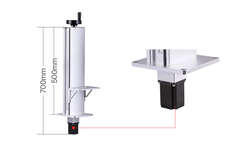 Cloudray Laser Fiber Lift Table For Marking Machine