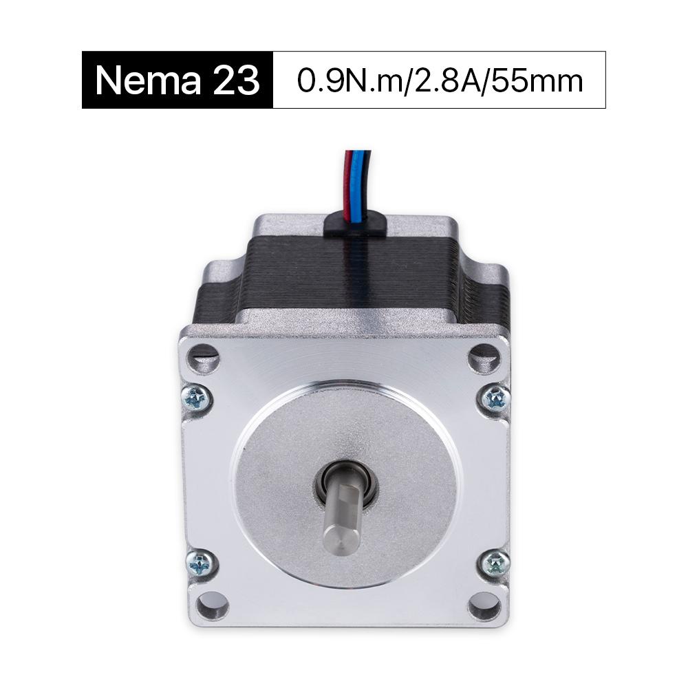 Cloudray 55mm 0.9N.m 2.8A 2 Phase Nema23 Open Loop Stepper Motor