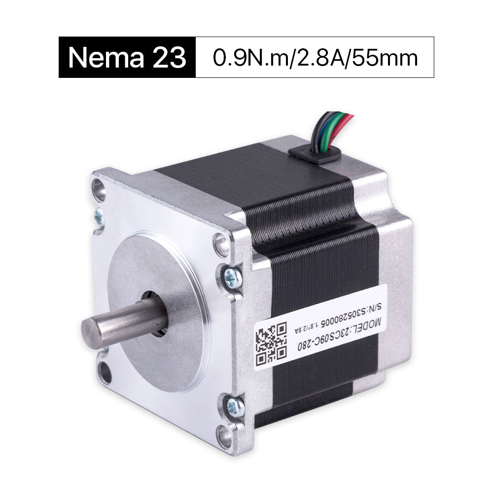 Cloudray 55mm 0.9Nm 2 Phase Nema 23 Open Loop Stepper Motor