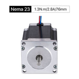 Cloudray 76mm 1.3N.m 2.8A 2 Phase Nema23 Open Loop Stepper Motor