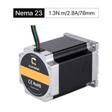 Cloudray 76mm 1.3N.m 2.8A 2 Phase Nema23 Open Loop Stepper Motor