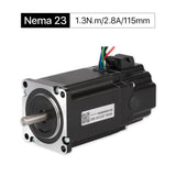 Cloudray 115mm 1.3N.m 2.8A 2 Phase Nema23 Open Loop Stepper Motor