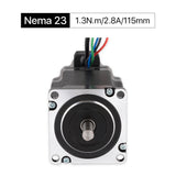 Cloudray 115mm 1.3N.m 2.8A 2 Phase Nema23 Open Loop Stepper Motor