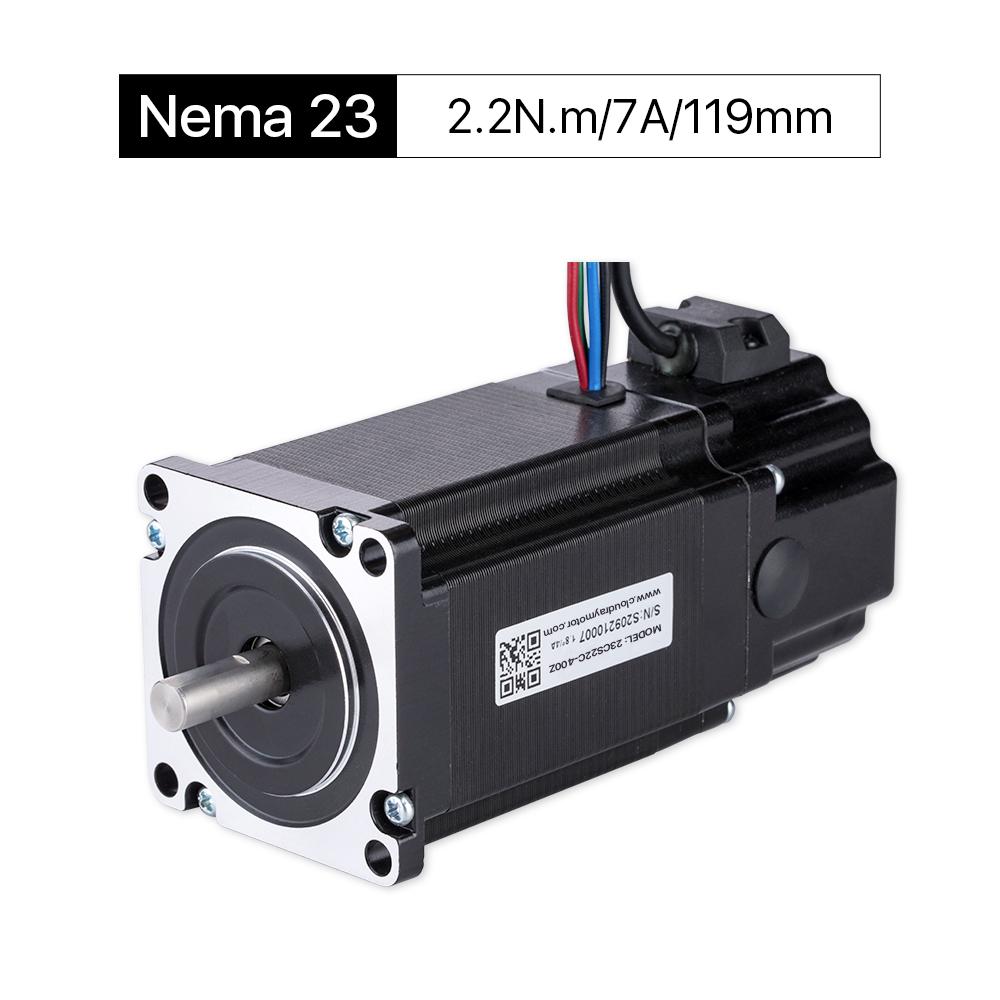 Cloudray 119mm 2.2N.m 4A 2 Phase Nema23 Open Loop Stepper Motor