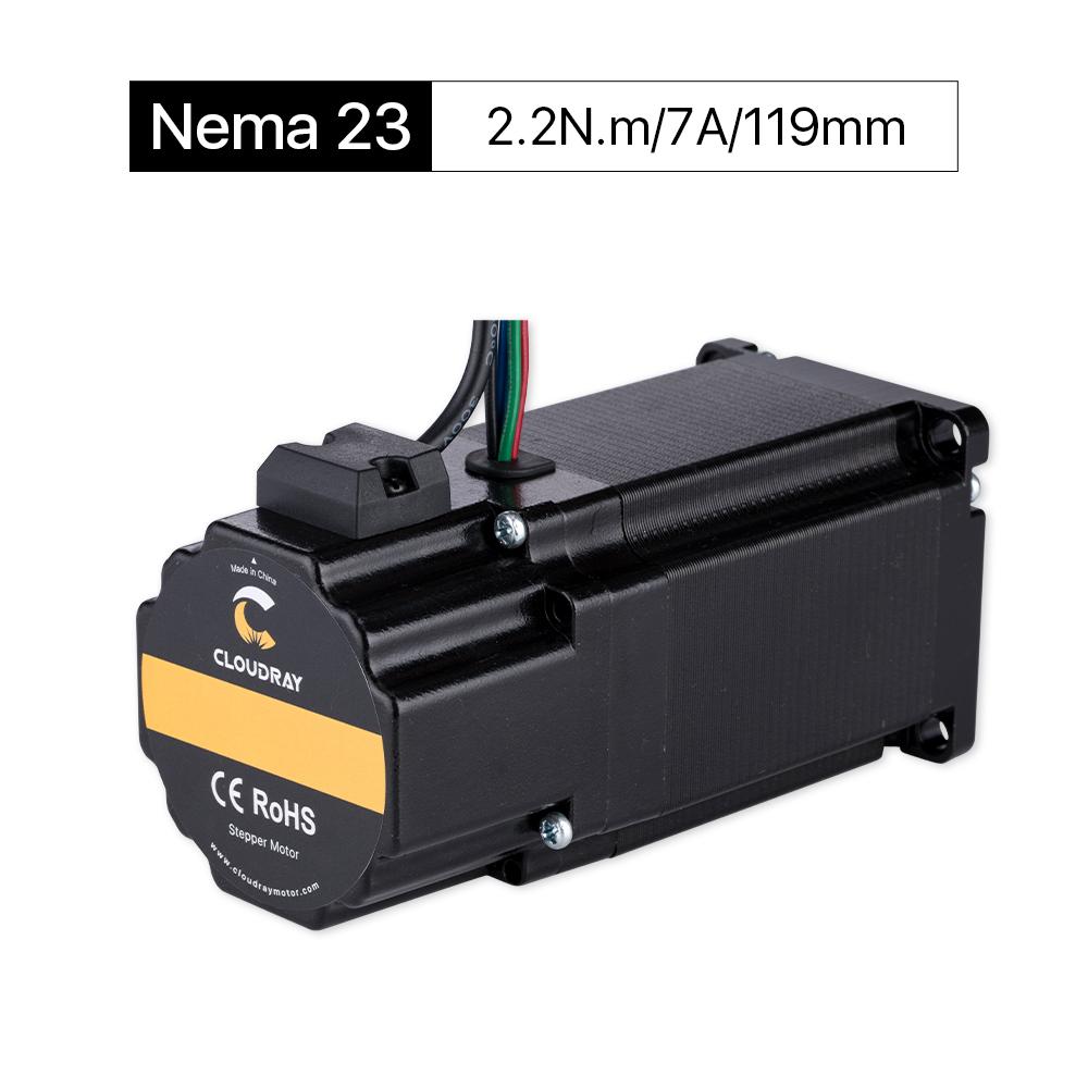 Cloudray 119mm 2.2N.m 4A 2 Phase Nema23 Open Loop Stepper Motor