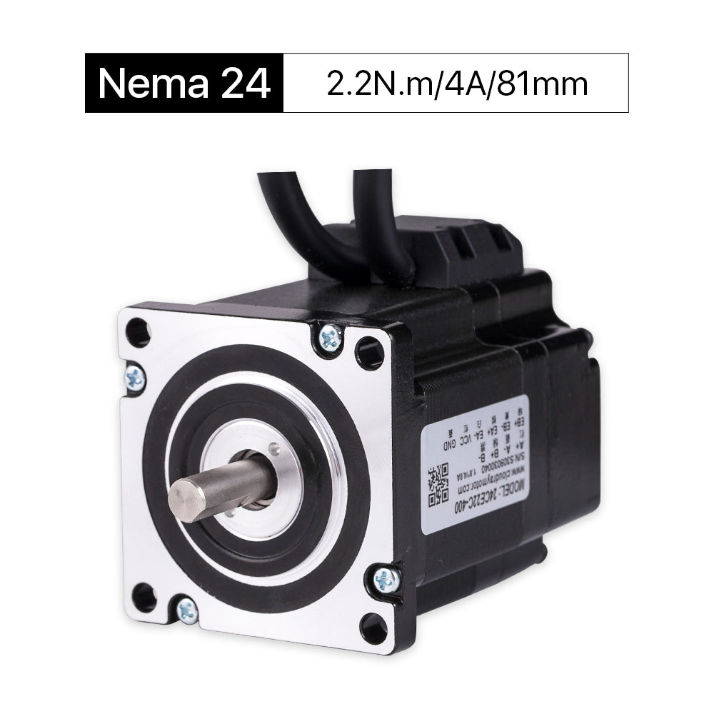 Cloudray 81mm 2.2N.m 4A 2 Phase Nema 24 Closed Loop Stepper Motor