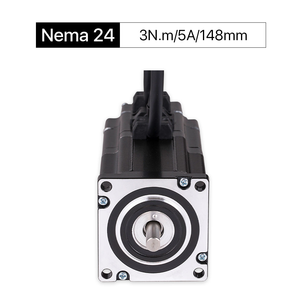 Cloudray 148mm 3N.m 5A 2 Phase Nema 24 Closed Loop Stepper Motor