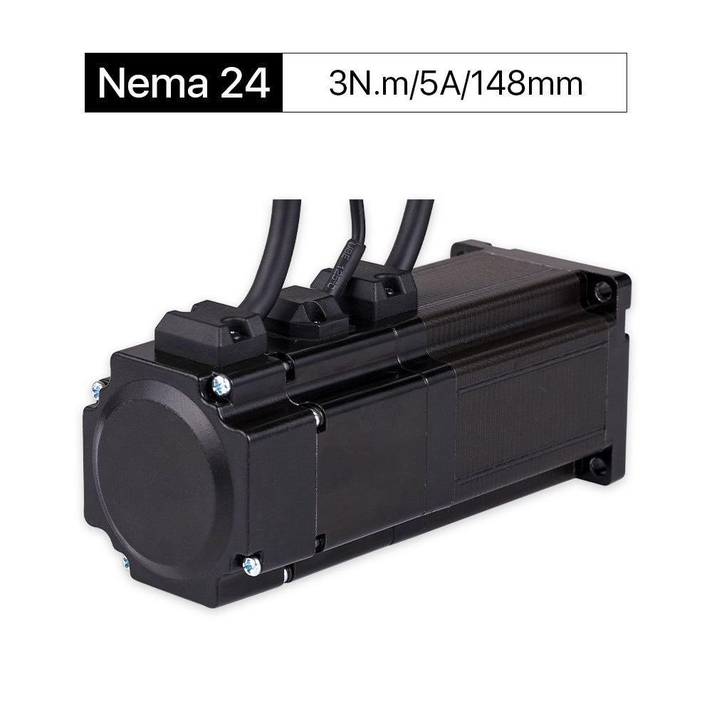 Cloudray 148mm 3N.m 5A 2 Phase Nema 24 Closed Loop Stepper Motor