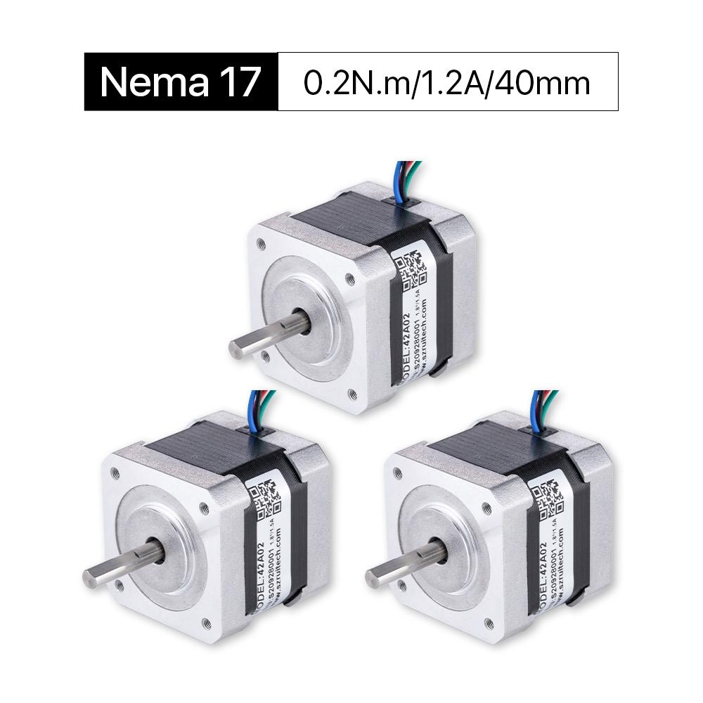 Cloudray 40mm 0.2N.m 1.2A 2 Phase Nema17 Open Loop Stepper Motor