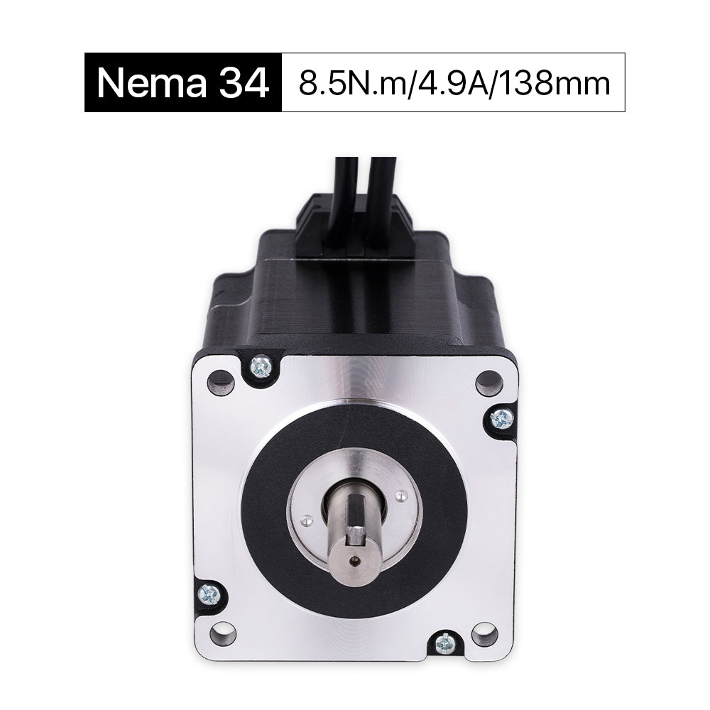 Cloudray 138mm 8.5N.m 4.9A 2 Phase Nema 34 Closed Loop Stepper Motor