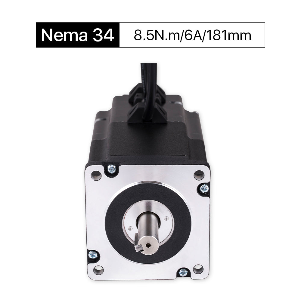 Cloudray 181mm 8.5N.m 6A 2 Phase Nema 34 Closed Loop Stepper Motor