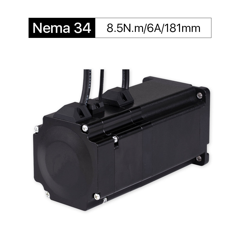 Cloudray 181mm 8.5N.m 6A 2 Phase Nema 34 Closed Loop Stepper Motor