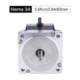 Cloudray 63mm 3.5N.m 2.8A 2 Phase Nema34 Open Loop Stepper Motor