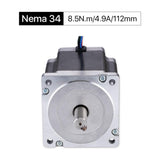 Cloudray 112mm 8.5N.m 4.9A 2 Phase Nema34 Open Loop Stepper Motor