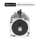 Cloudray 154mm 8.5N.m 4.9A 2 Phase Nema34 Open Loop Stepper Motor