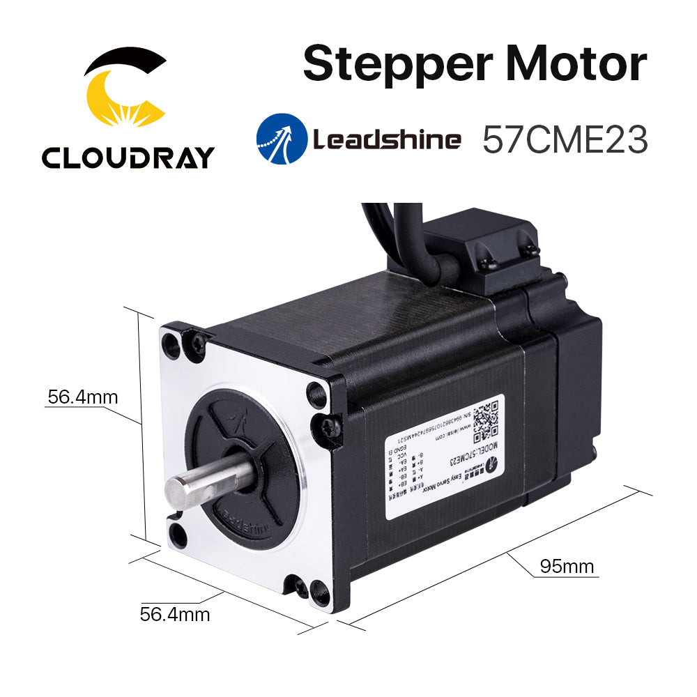 Cloudray 57CME23 95mm 2.3N.m 5A Leadshine losed Loop Stepper Motor