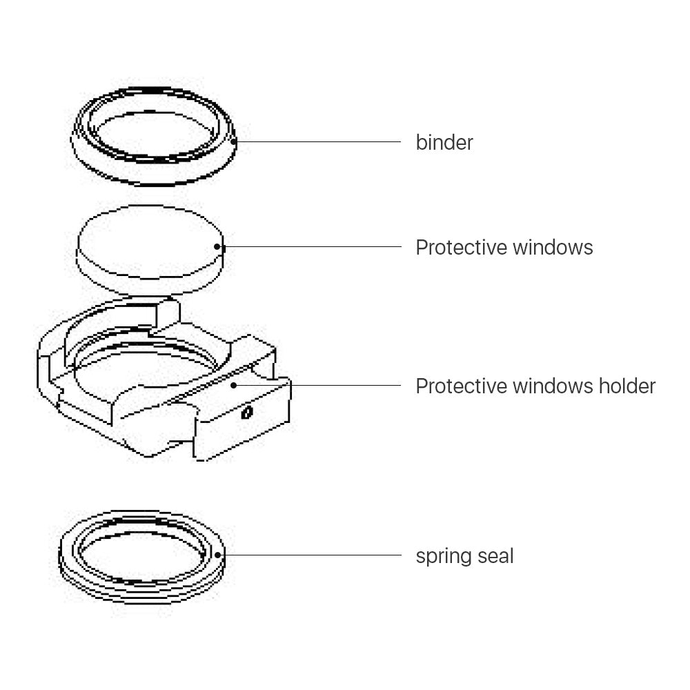 Cloudray Alignment Lubricated Washers For Raytools BM115 Laser Cutting Head