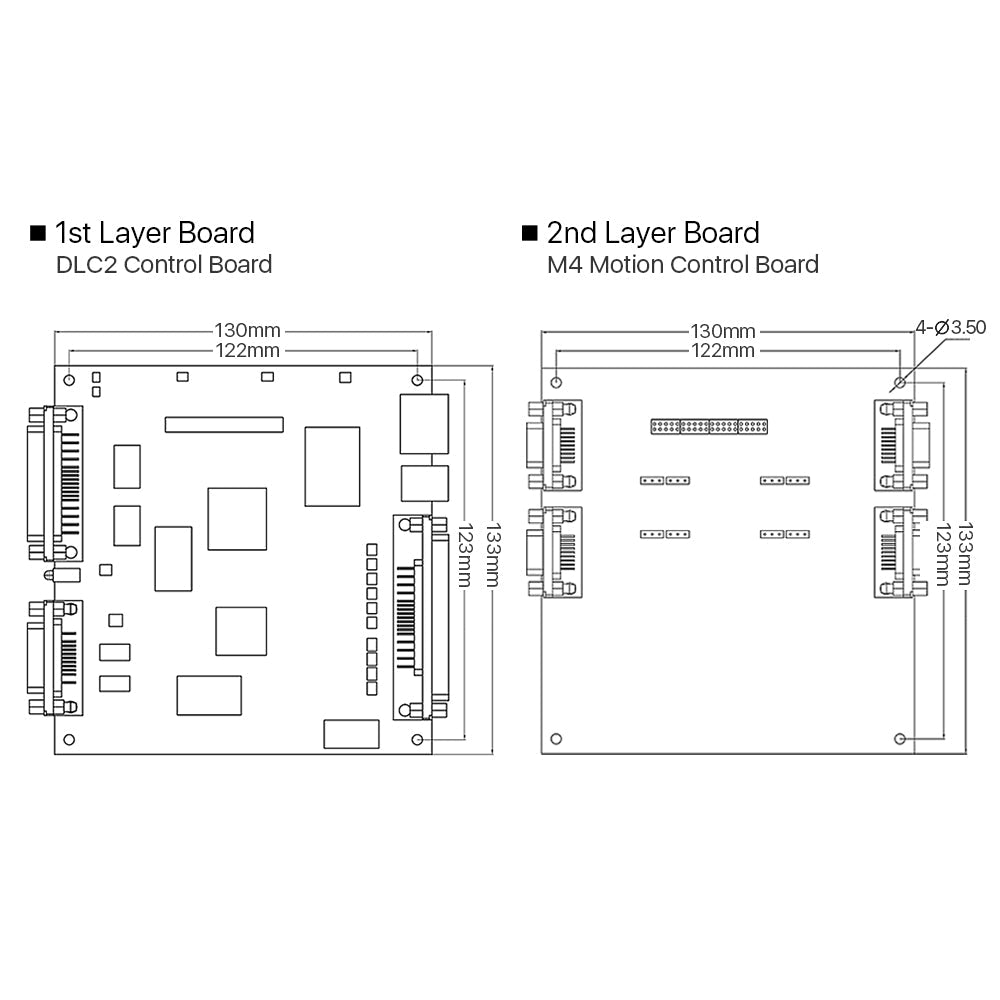 Cloudray JCZ DLC2-M4-2D Marking Control Card 2.5D Engraving For EZCAD3